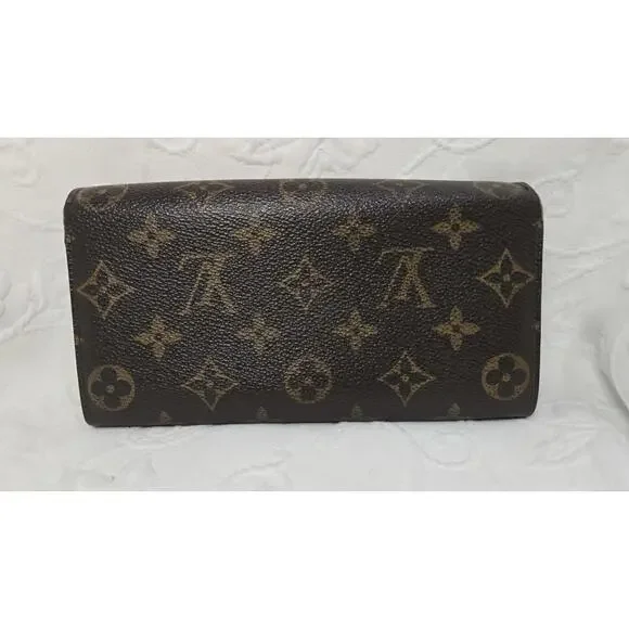 Louis Vuitton Monogram Sarah Wallet – Limited Edition Leopard Print Interior
